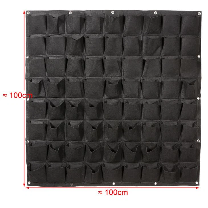 펠트 패브릭 꽃 걸이 벽 화분 가방