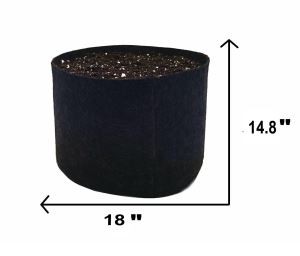 20갤런 통기 직물 식물 보육 화분